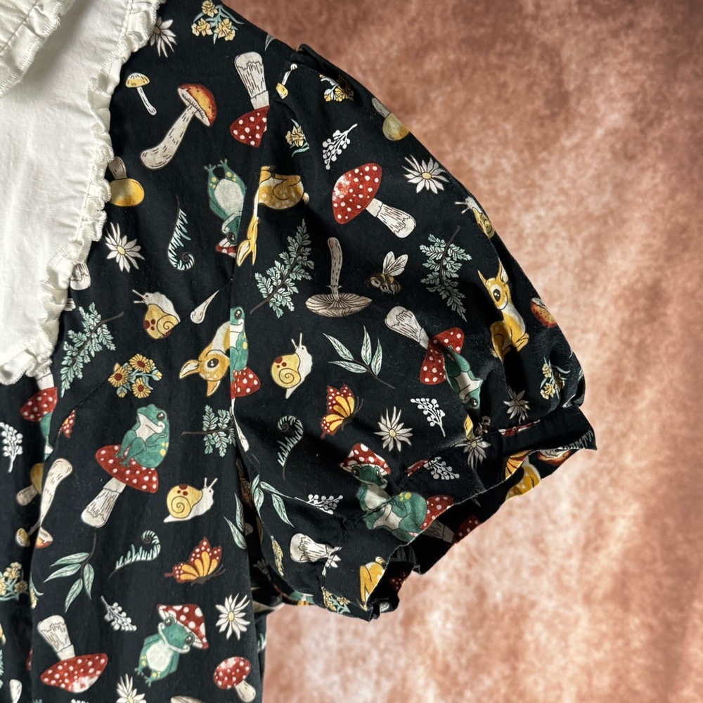 Thorn & Fable Cottagecore Mushroom Dress XL 🌿🍄 - Picture 5 of 8